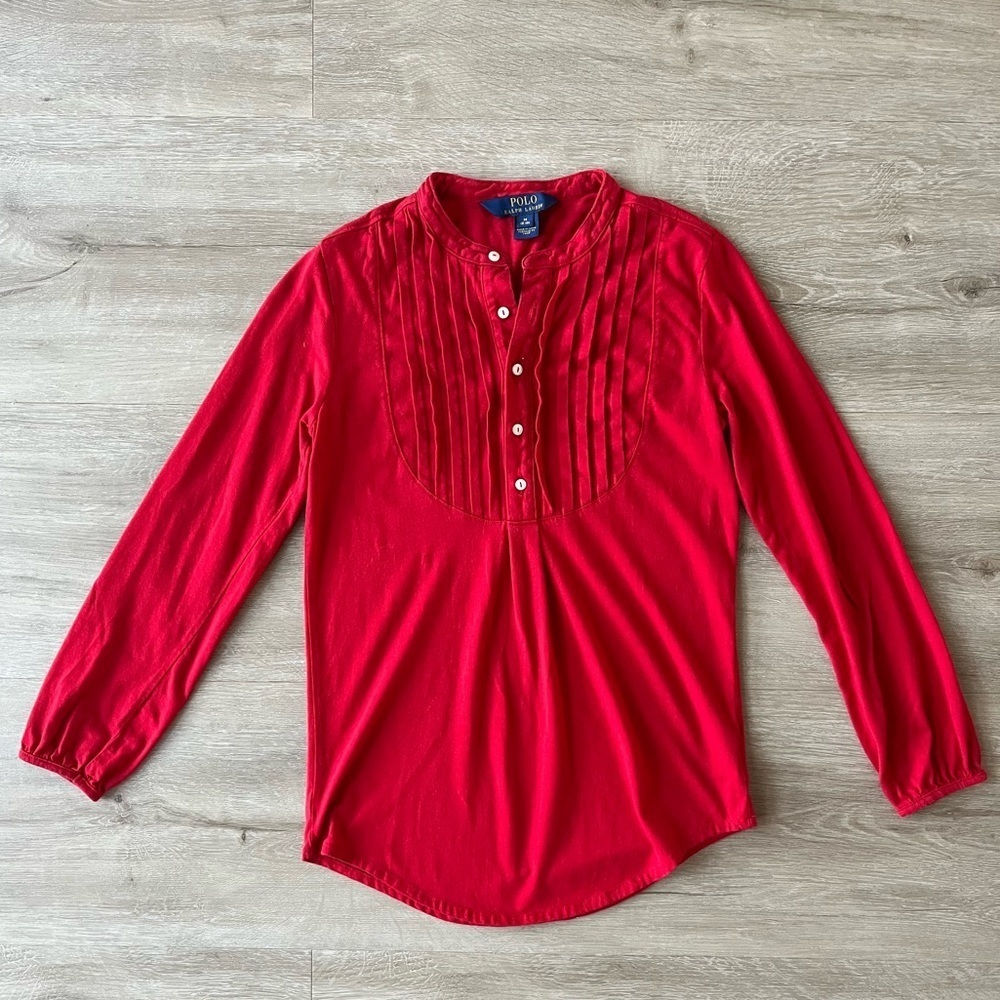 Ralph Lauren Girls’ Size M Long Sleeve Shirt